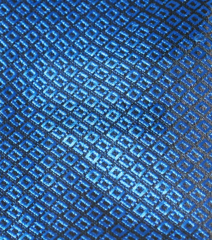               Goldenland slim nyakkendő - Kék mintás